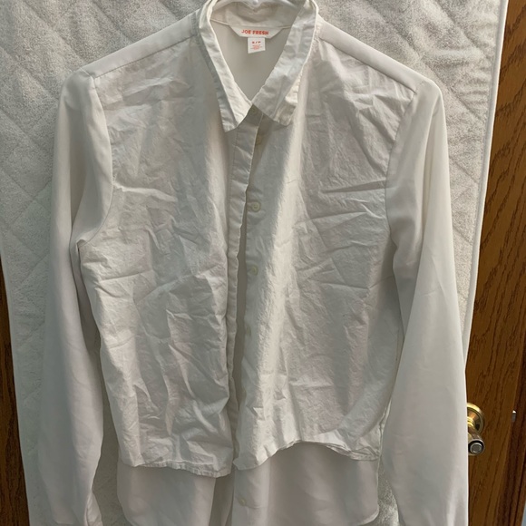 Joe Fresh White Dress Shirt, size small - Picture 1 of 5